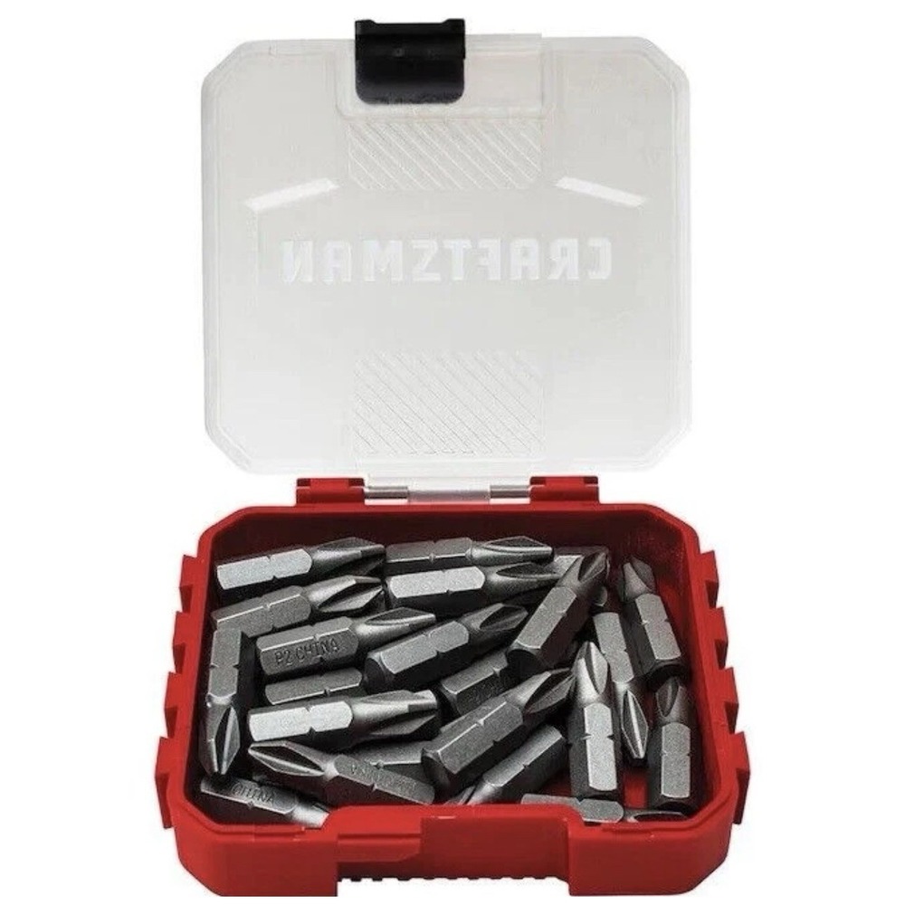 Craftsman Screwdriver Bit Set Phillips #2 1" Impact Drill Bits 30pc Case